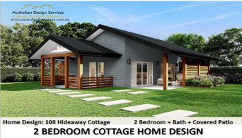 2 bedroom cottage home plan